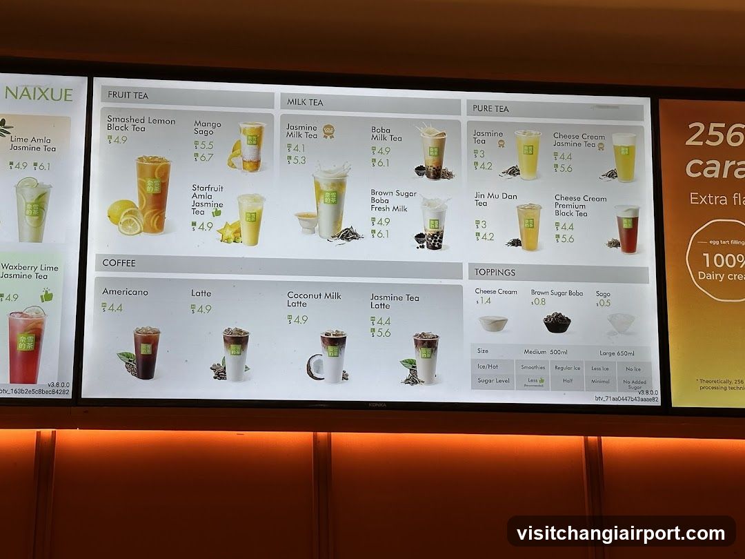 NAIXUE Menu Board