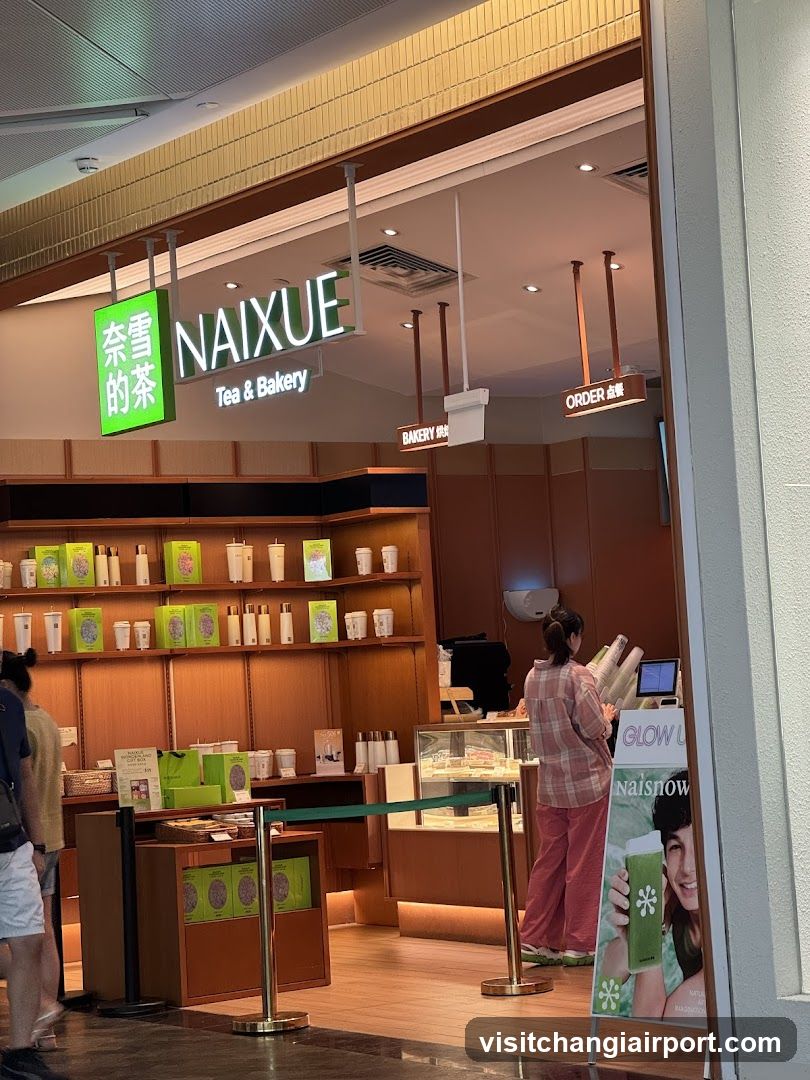 NAIXUE Tea & Bakery Store Interior