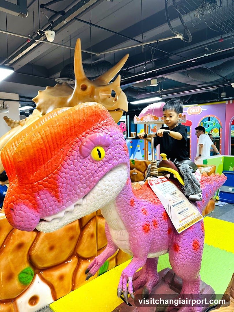 Dinosaur Ride at Indoor Play Center