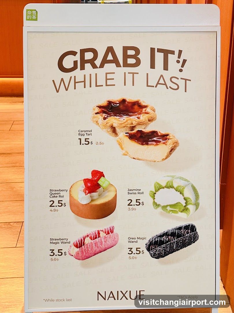 NAIXUE Sale Menu