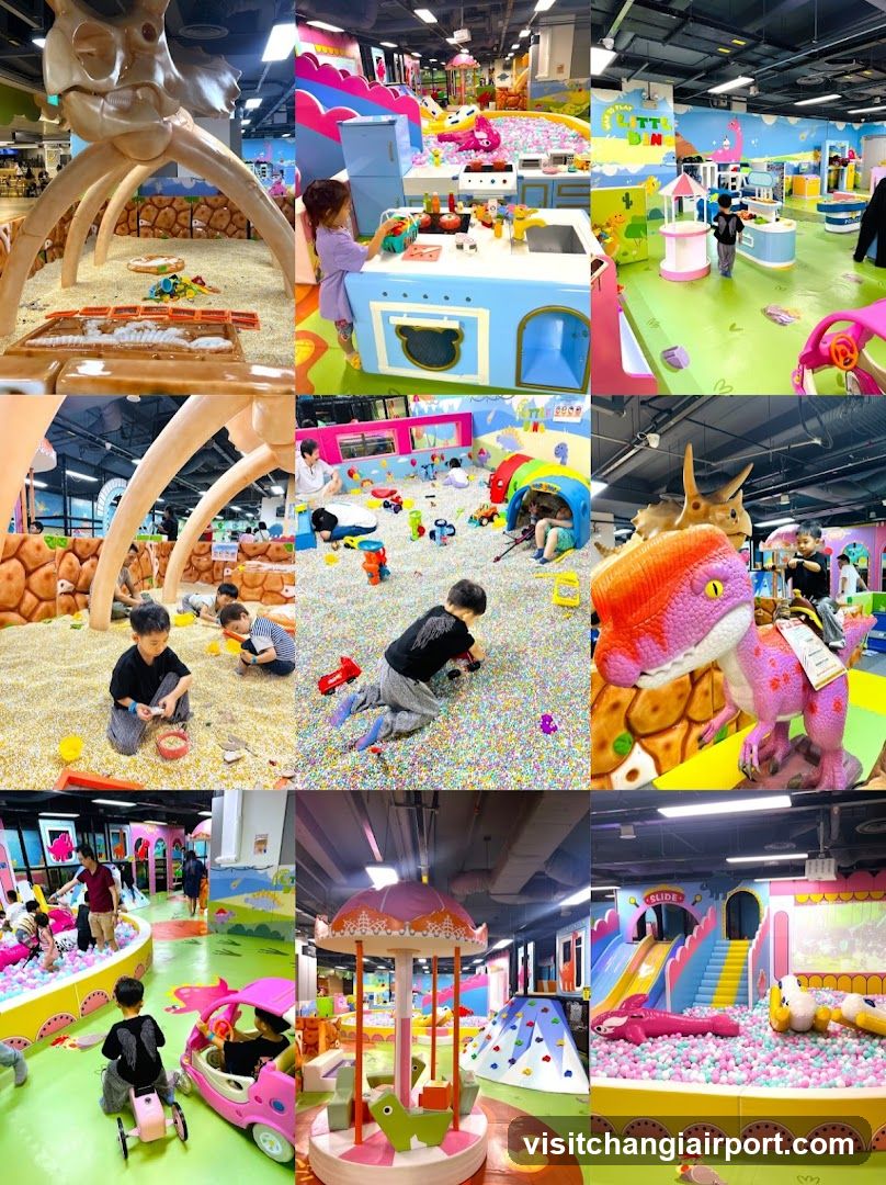 Indoor Children's Play Area Collage