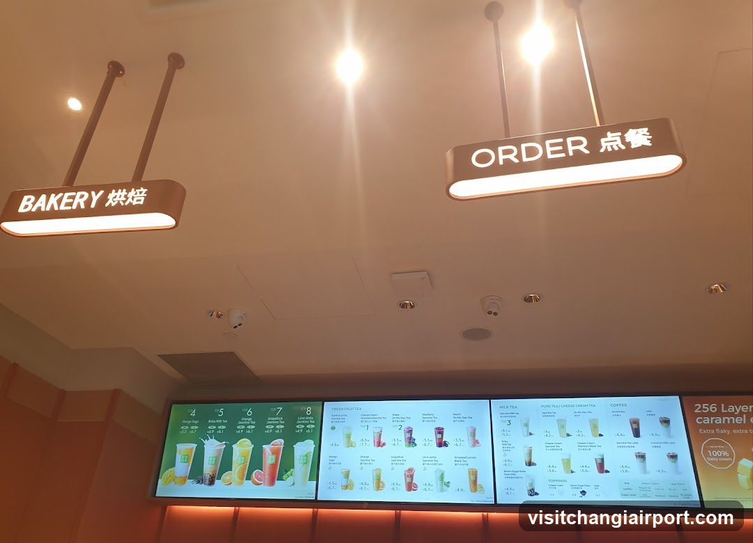 Bakery and Order Menu Display