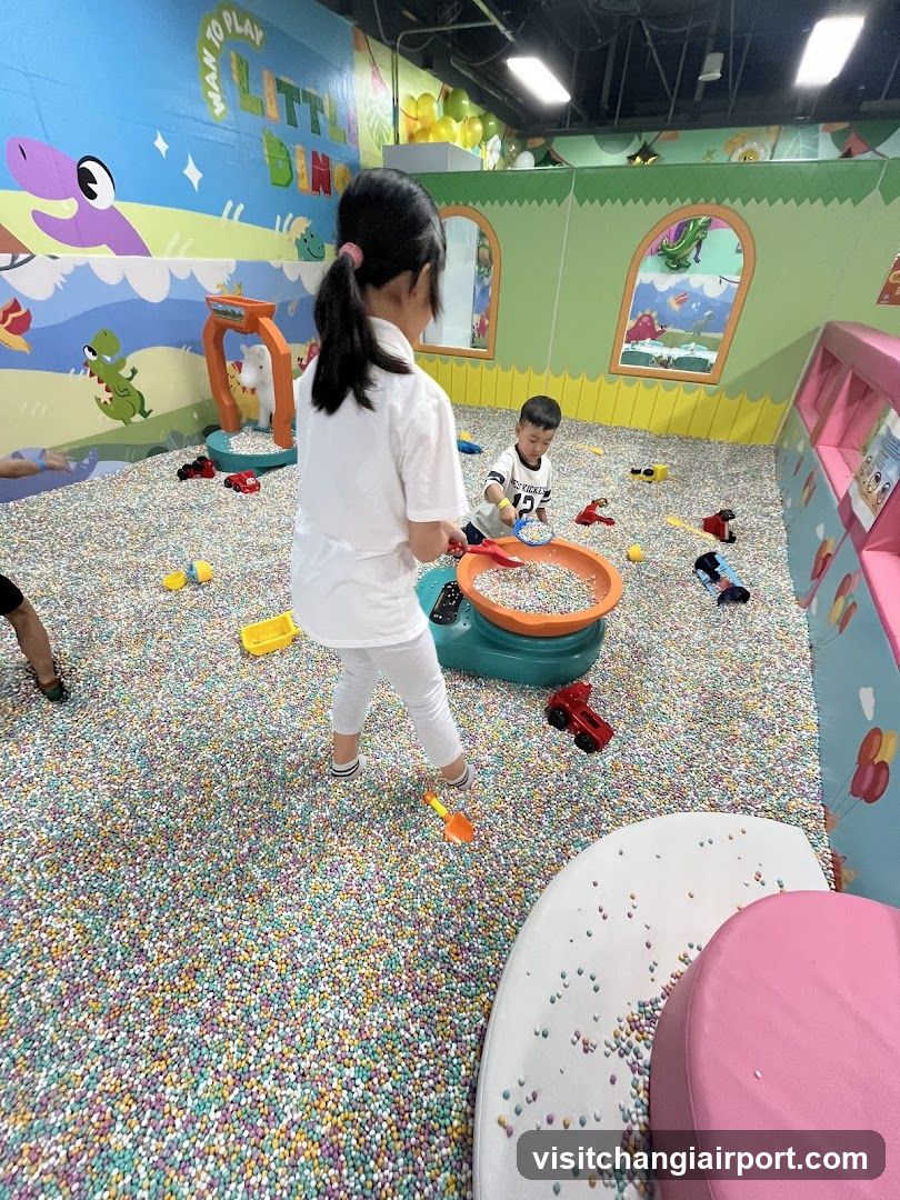 Kids Playing in a Sensory Bin