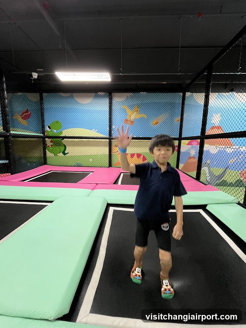 Indoor Trampoline Park Interior