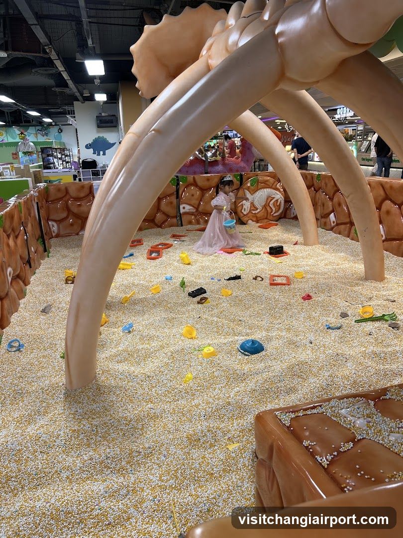 Play Area with Sandpit and Whale Structure