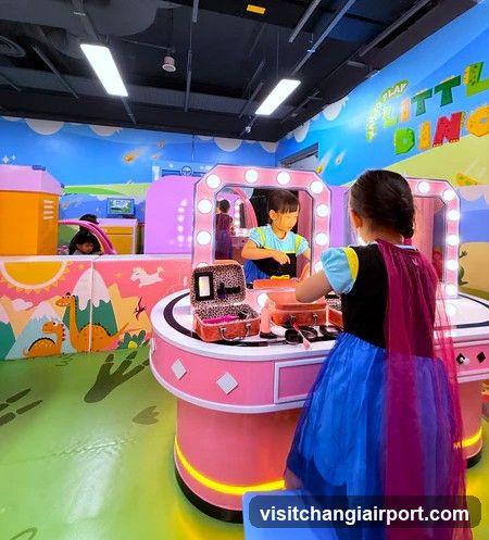 Children's Play Area with Makeup Station