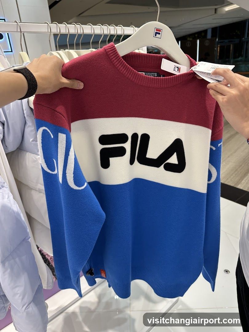 Fila Sweater Display