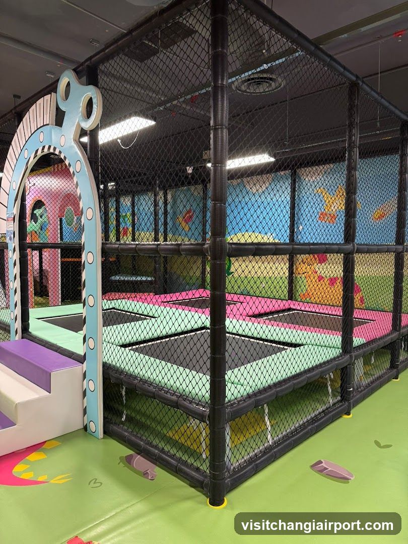 Indoor Play Area with Trampoline