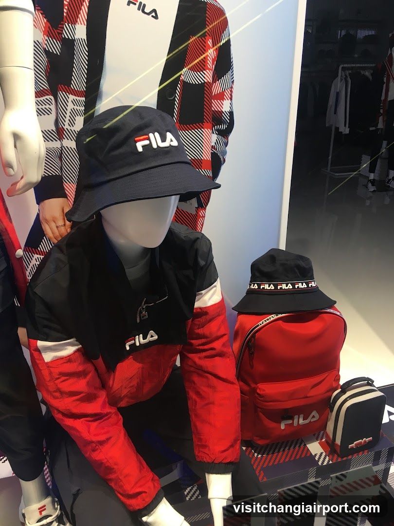 FILA Merchandise Display