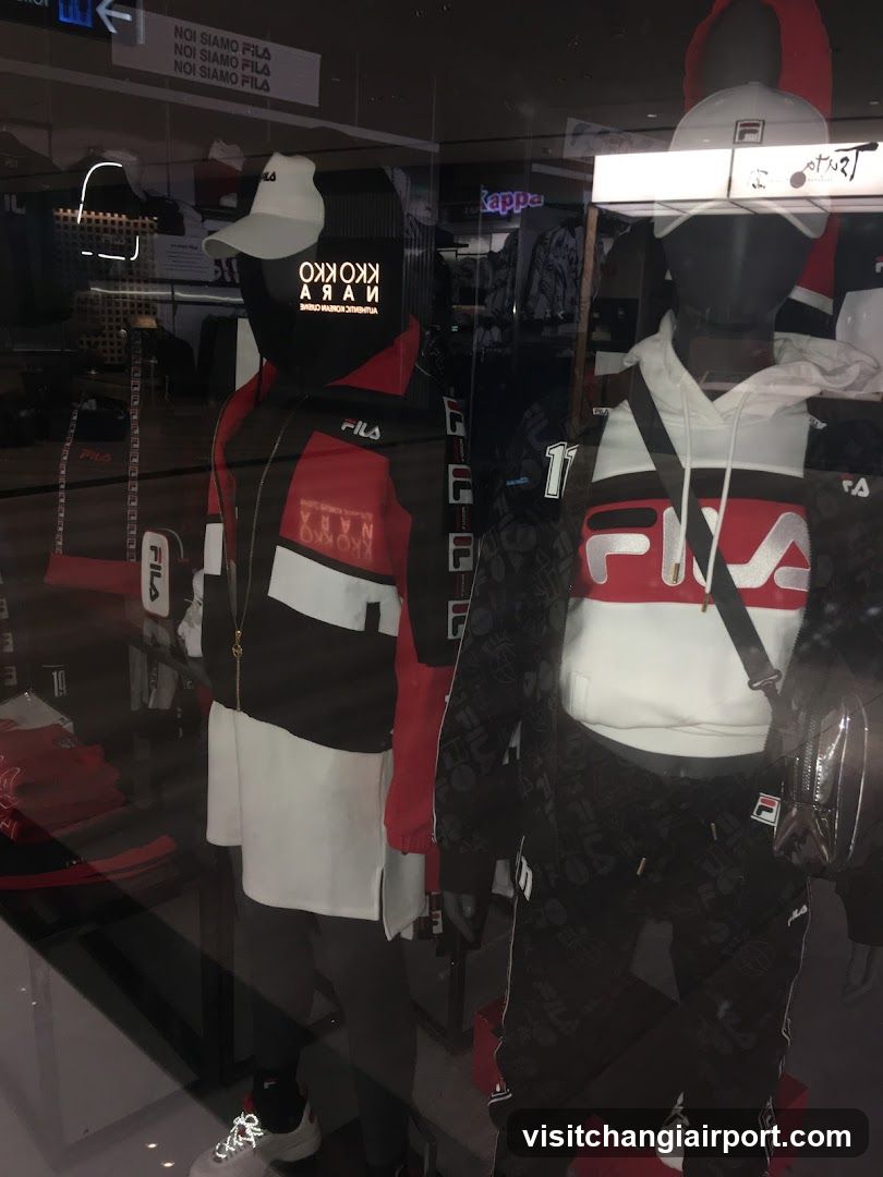Fila Storefront Display