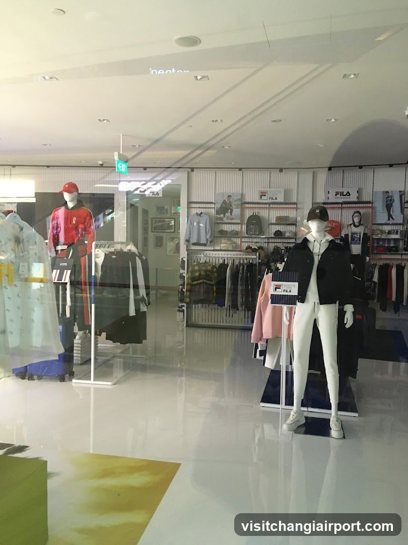 FILA Store Interior Display