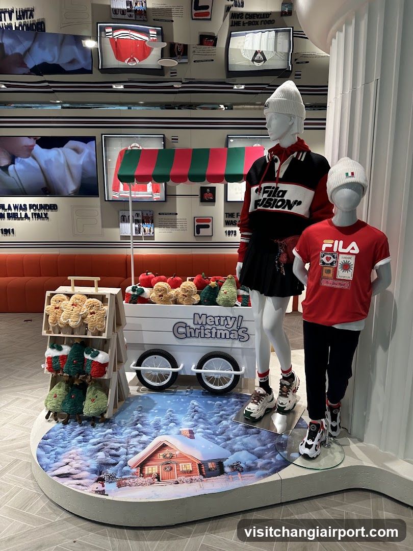 Fila Holiday Display