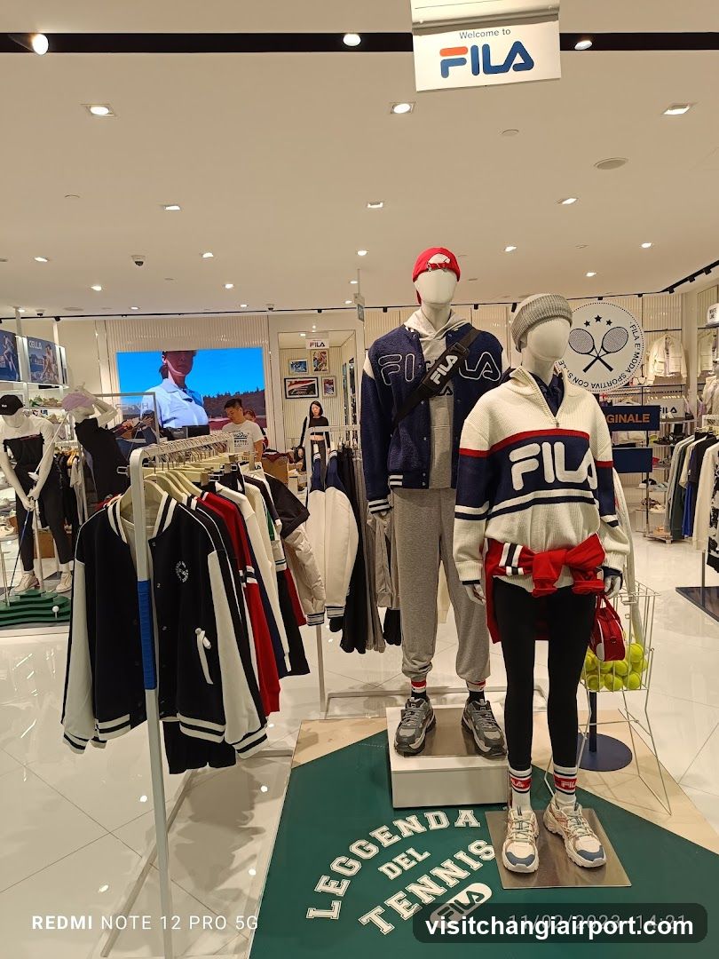 FILA Store Interior Display