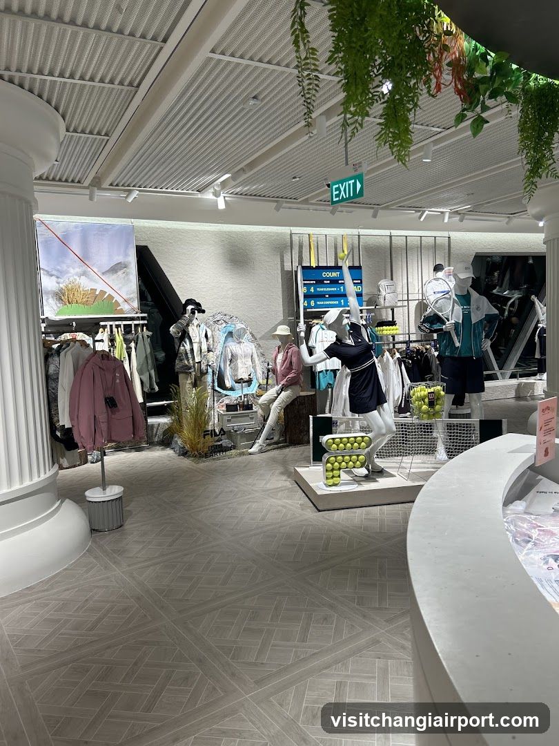 Tennis Apparel Store Interior