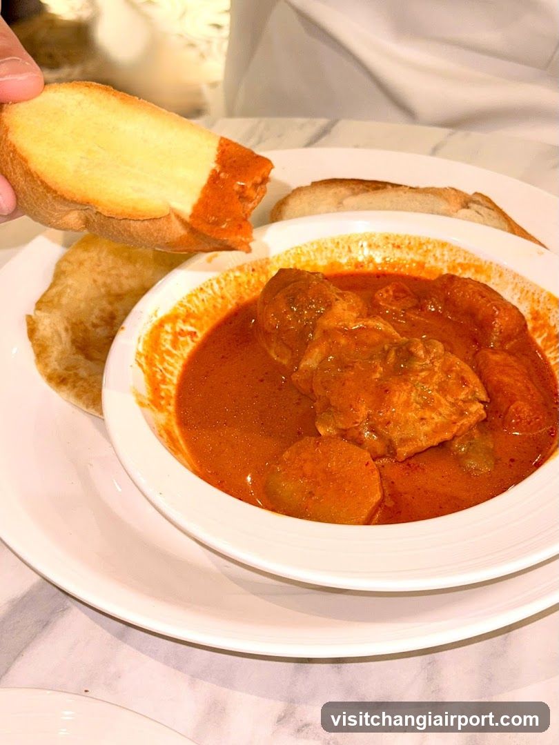 Chicken Curry with Bread