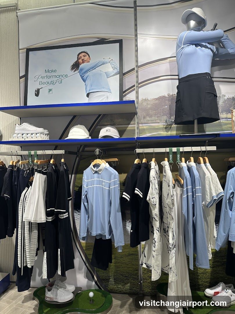 Golf Apparel Display