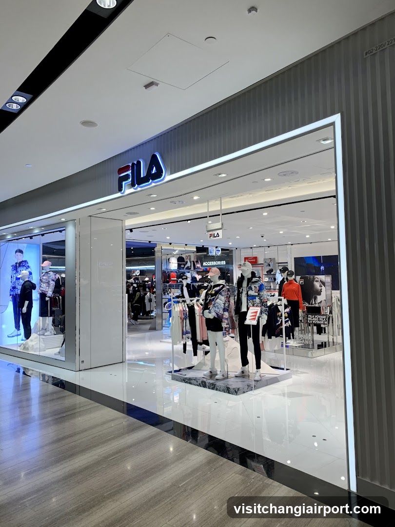 FILA Store Entrance
