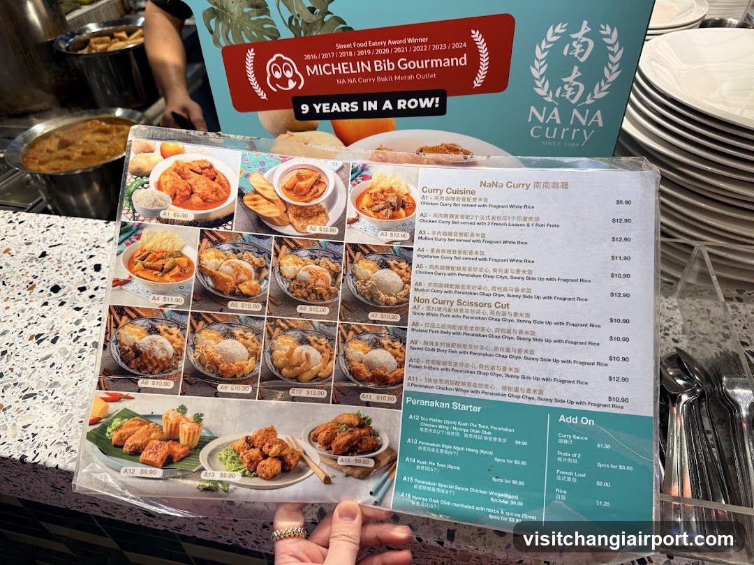NaNa Curry Menu