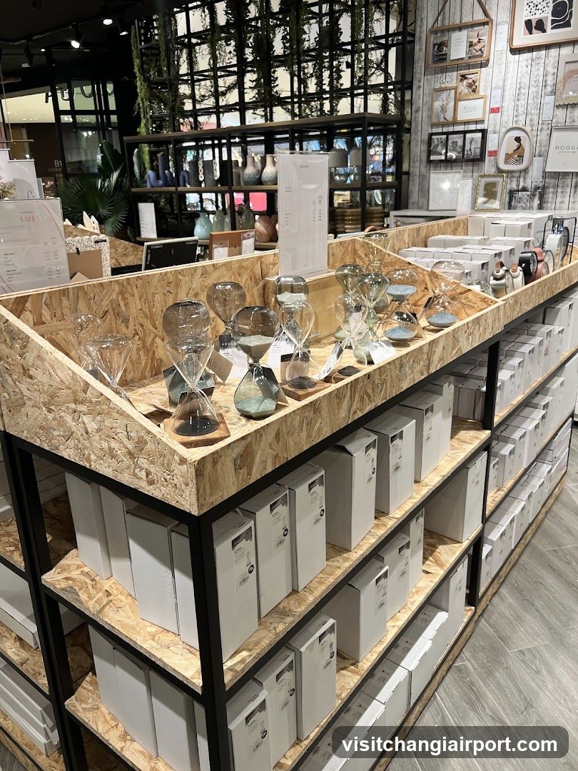 Hourglass Display in Store