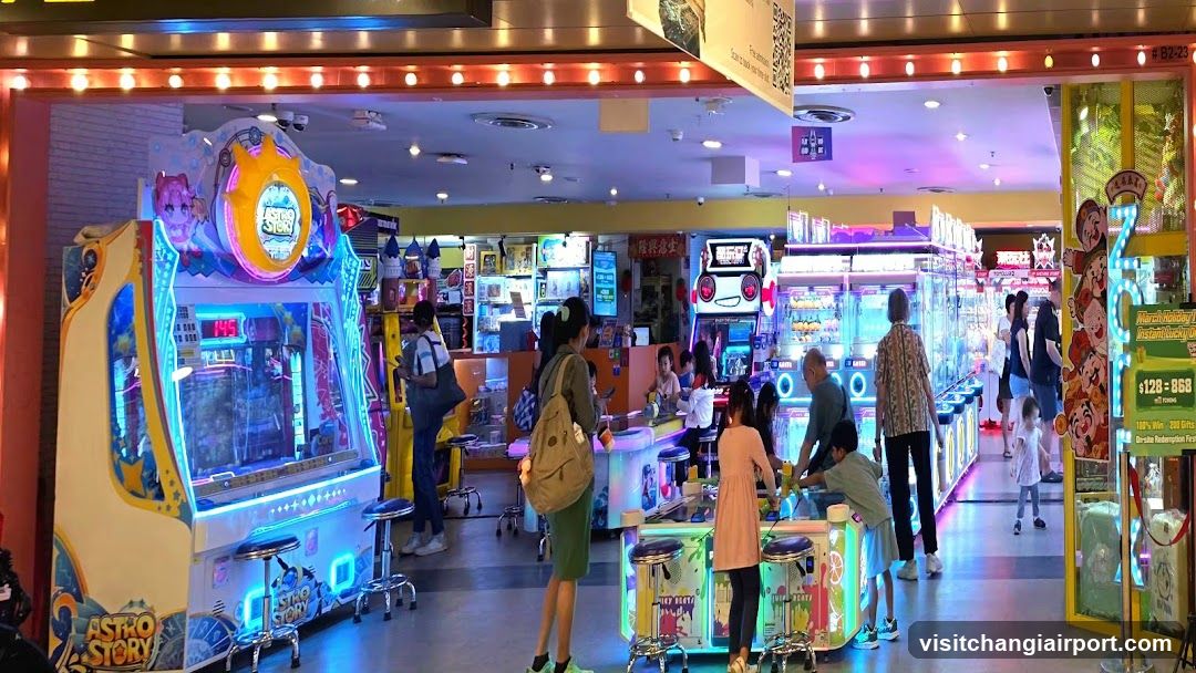 Arcade Game Hall Interior