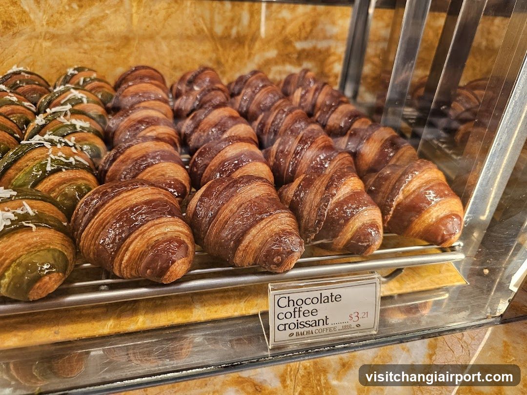 Chocolate Croissants Display