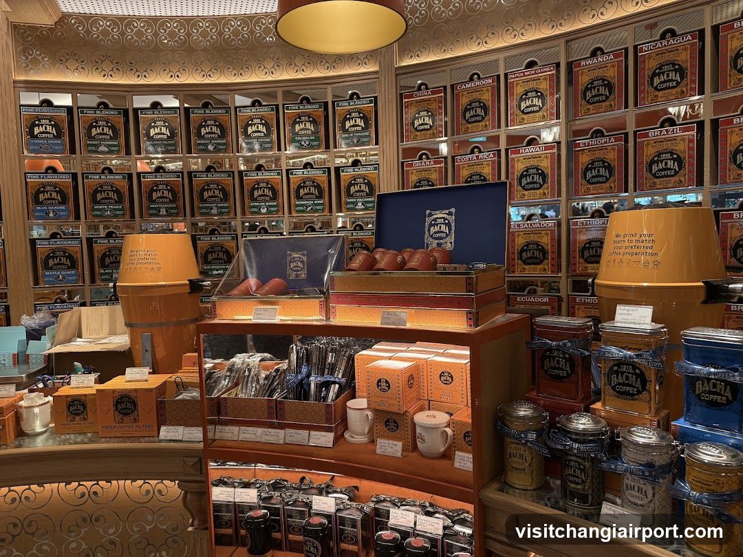 Bacha Coffee Interior Display