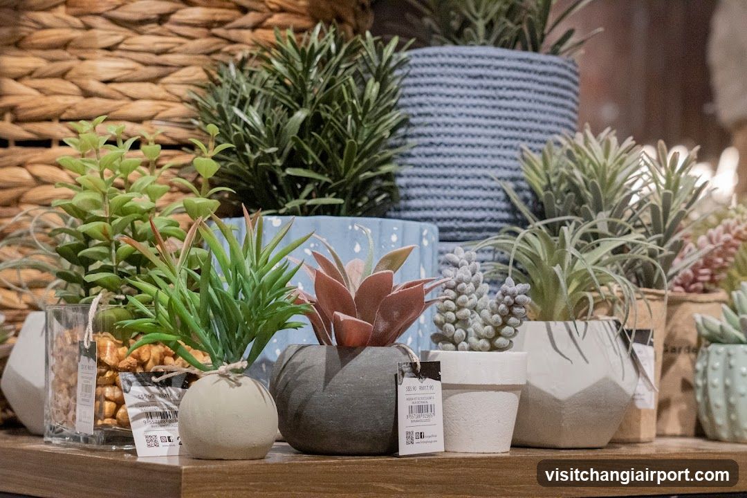 Artificial Succulents Display