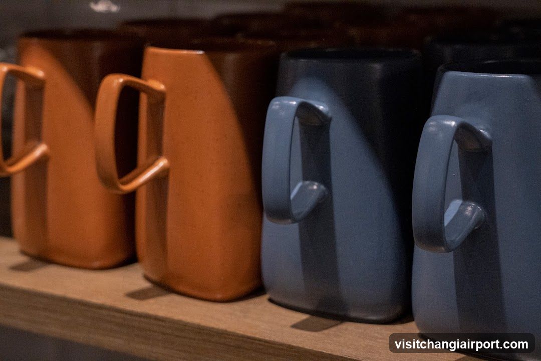 Ceramic Mugs Display