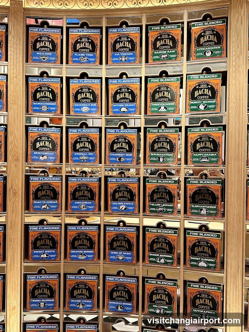 Bachá Coffee Display Wall