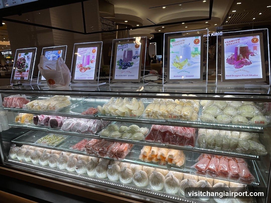 Food Display Case with Signage