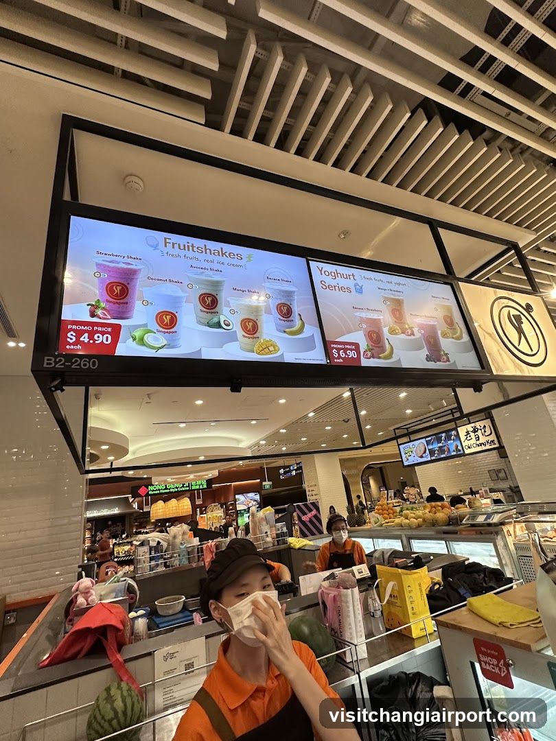Fruit Juice Shop Interior