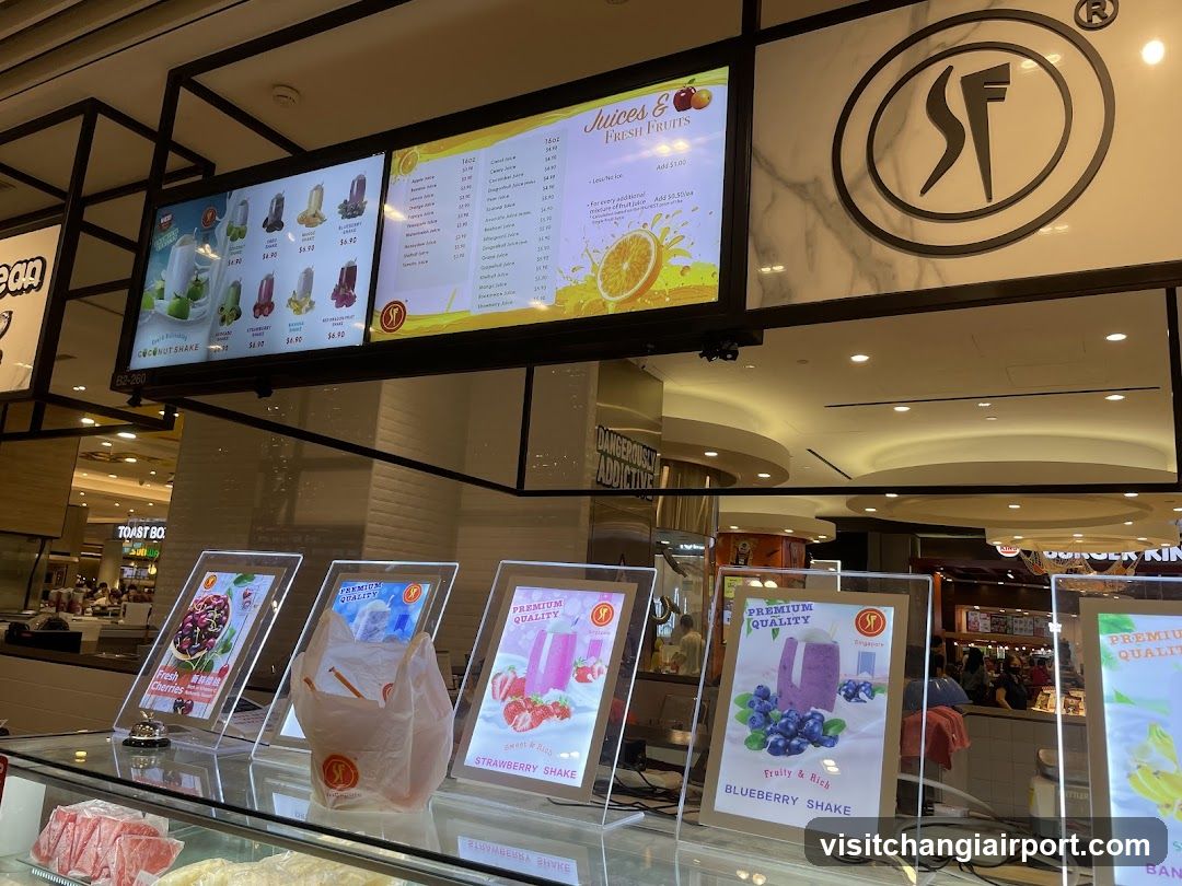 Shake and Juice Shop Display