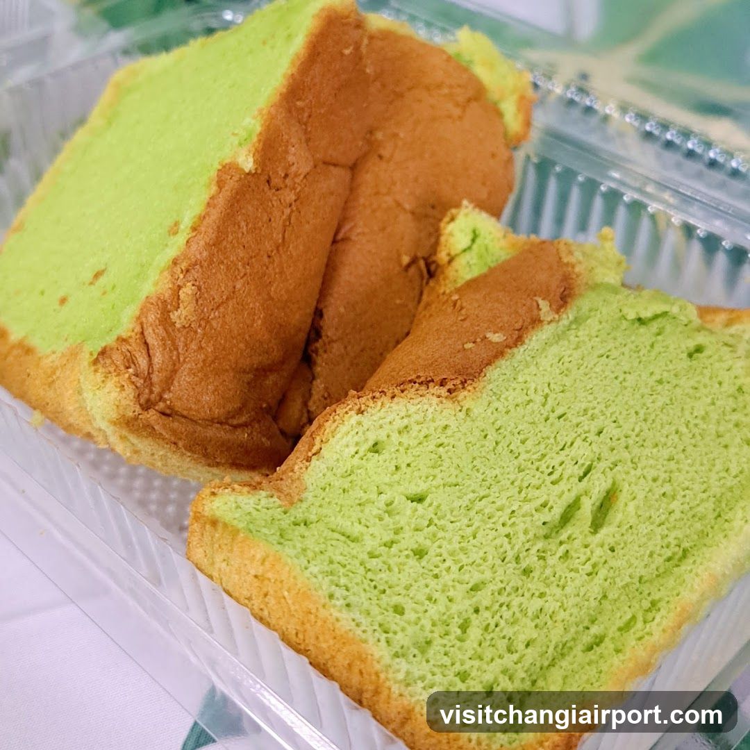 Matcha Bread Slices
