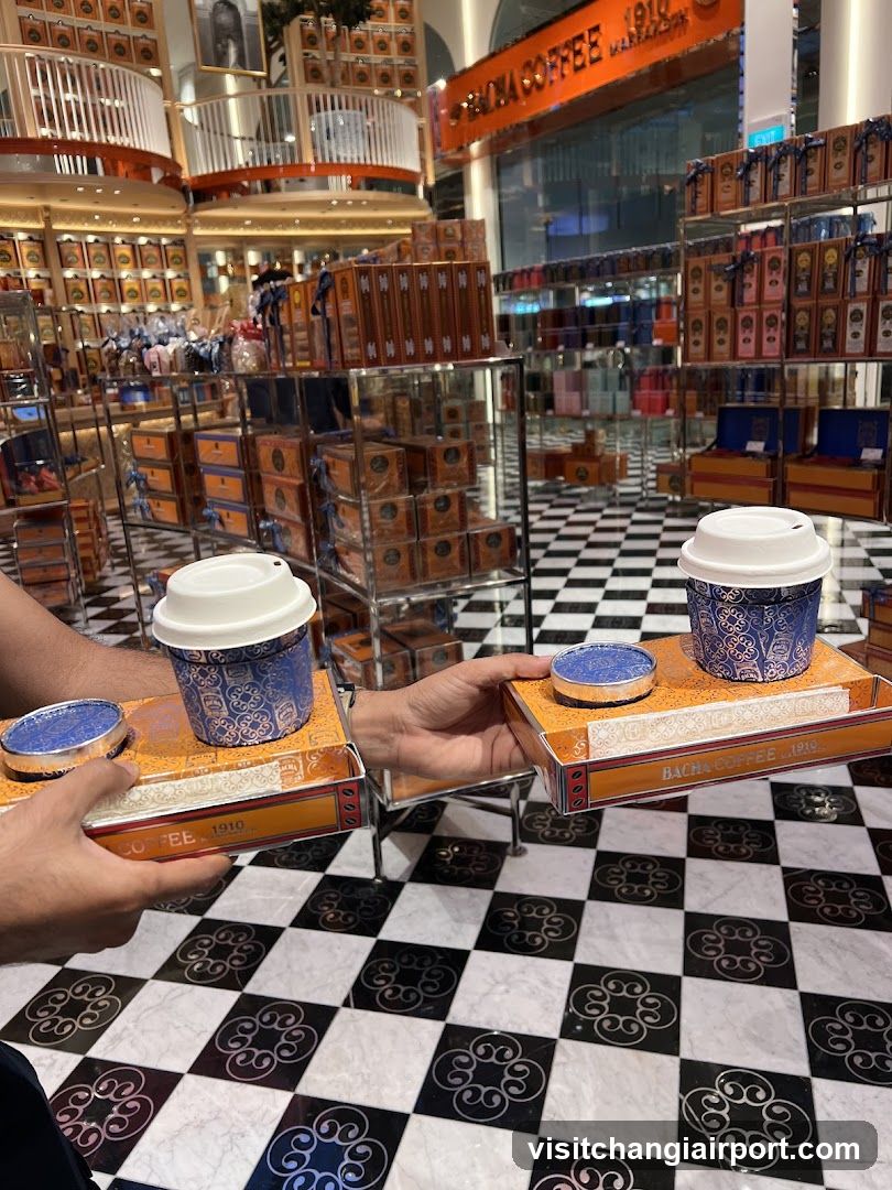 Bacha Coffee Interior Display