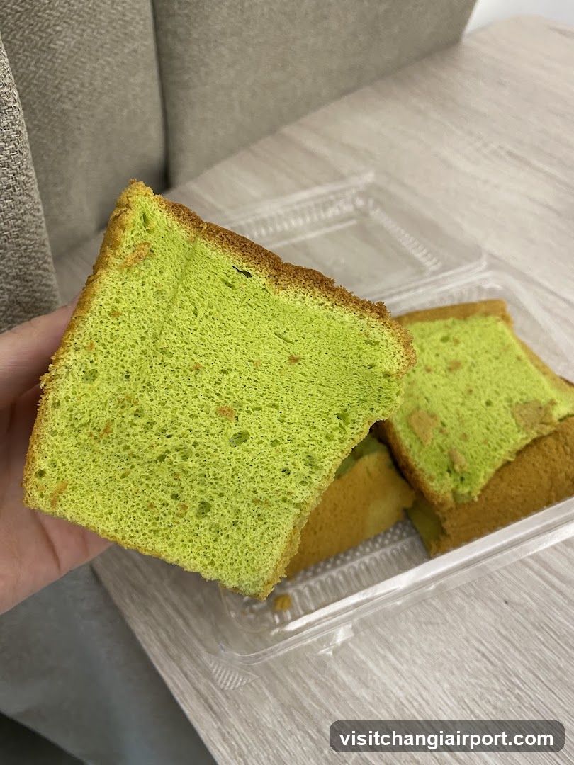 Matcha Cake Slices