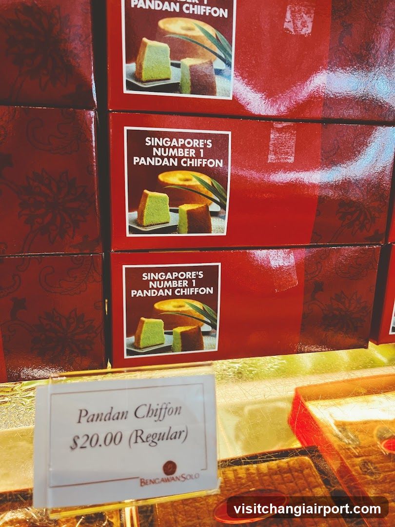 Pandan Chiffon Display