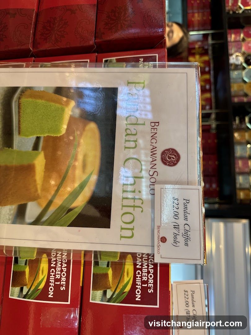 Pandan Chiffon Display