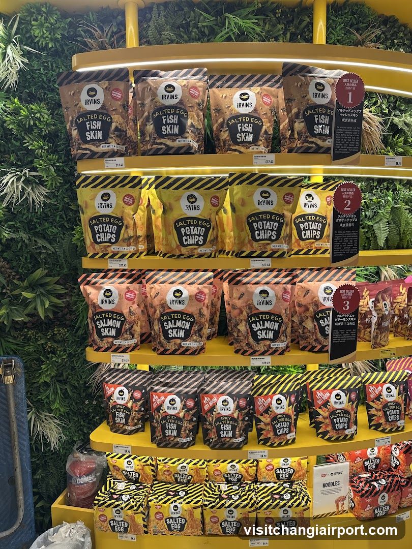 Irvins Salted Egg Snack Display