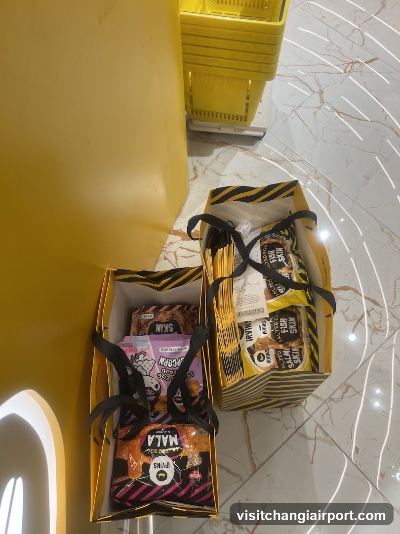 Snack Bags on Floor