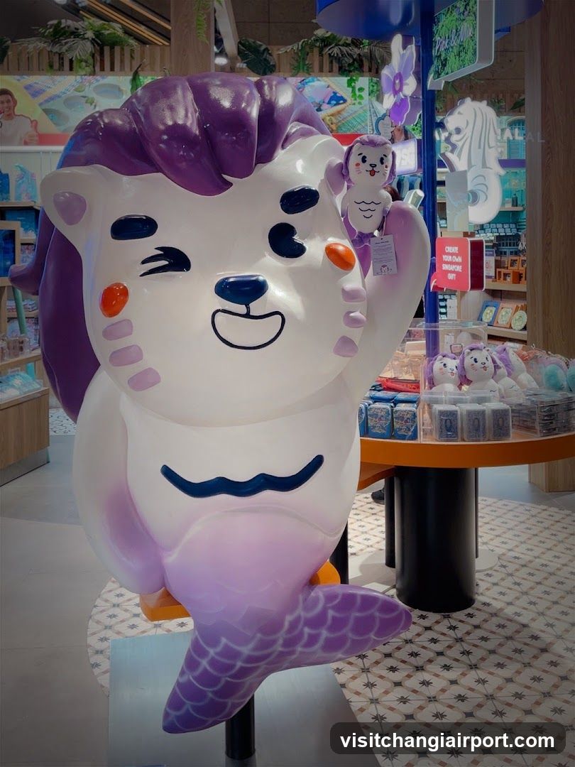 Mermaid Lion Display