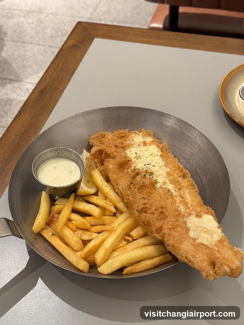 Fish and Chips with Tartar Sauce