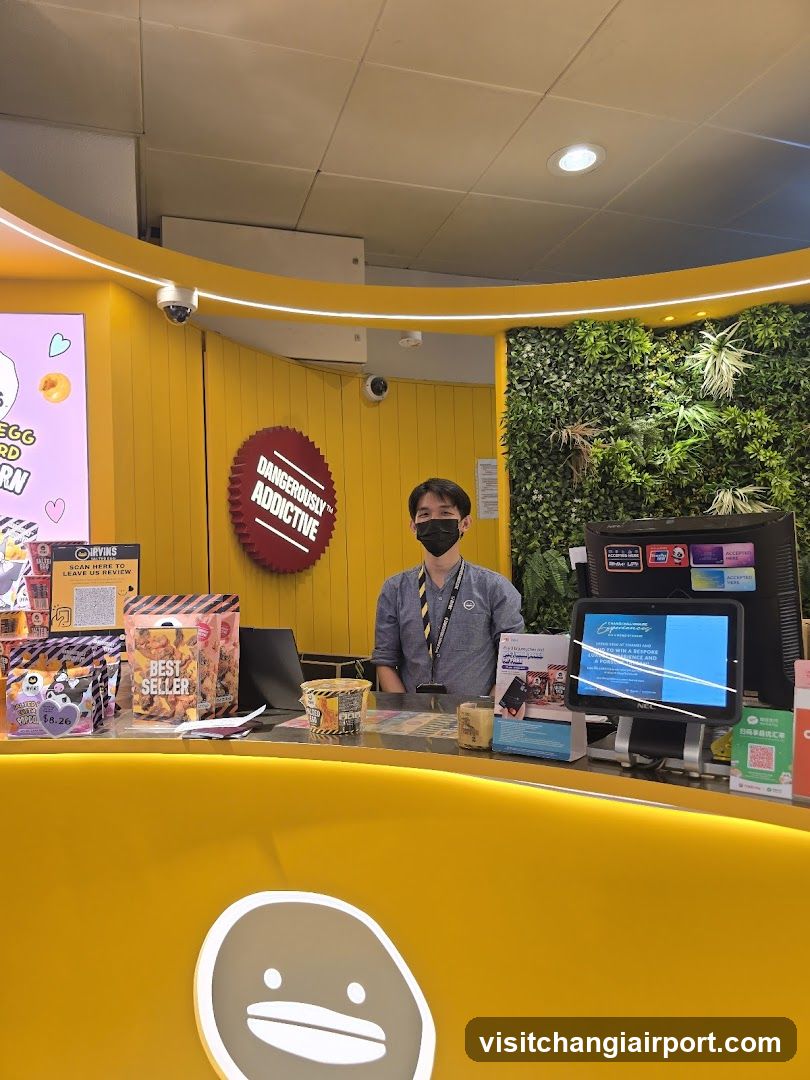 Counter Interior with Staff and Products