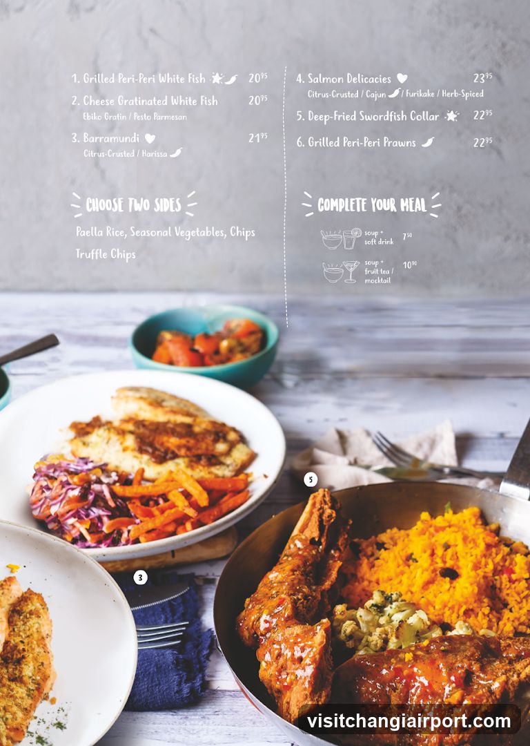 Seafood Menu Page