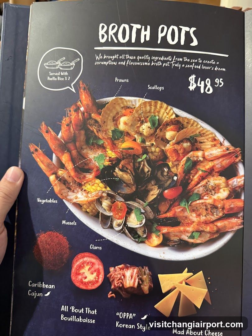 Broth Pots Menu Page