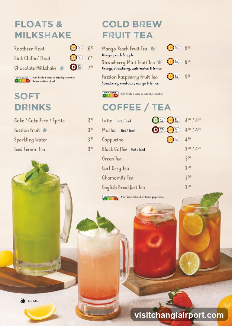 Drinks Menu