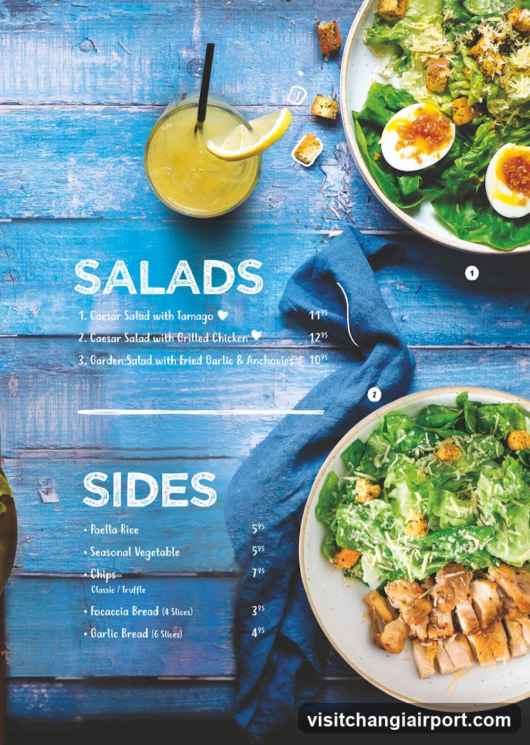 Salads and Sides Menu Page