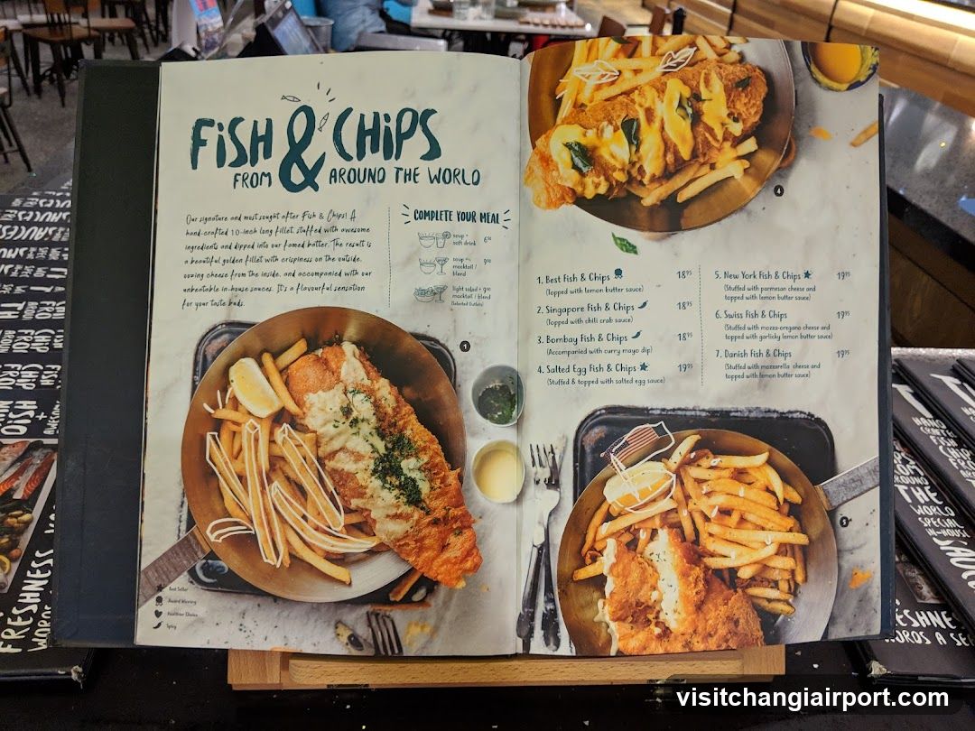 Fish & Chips Menu Spread