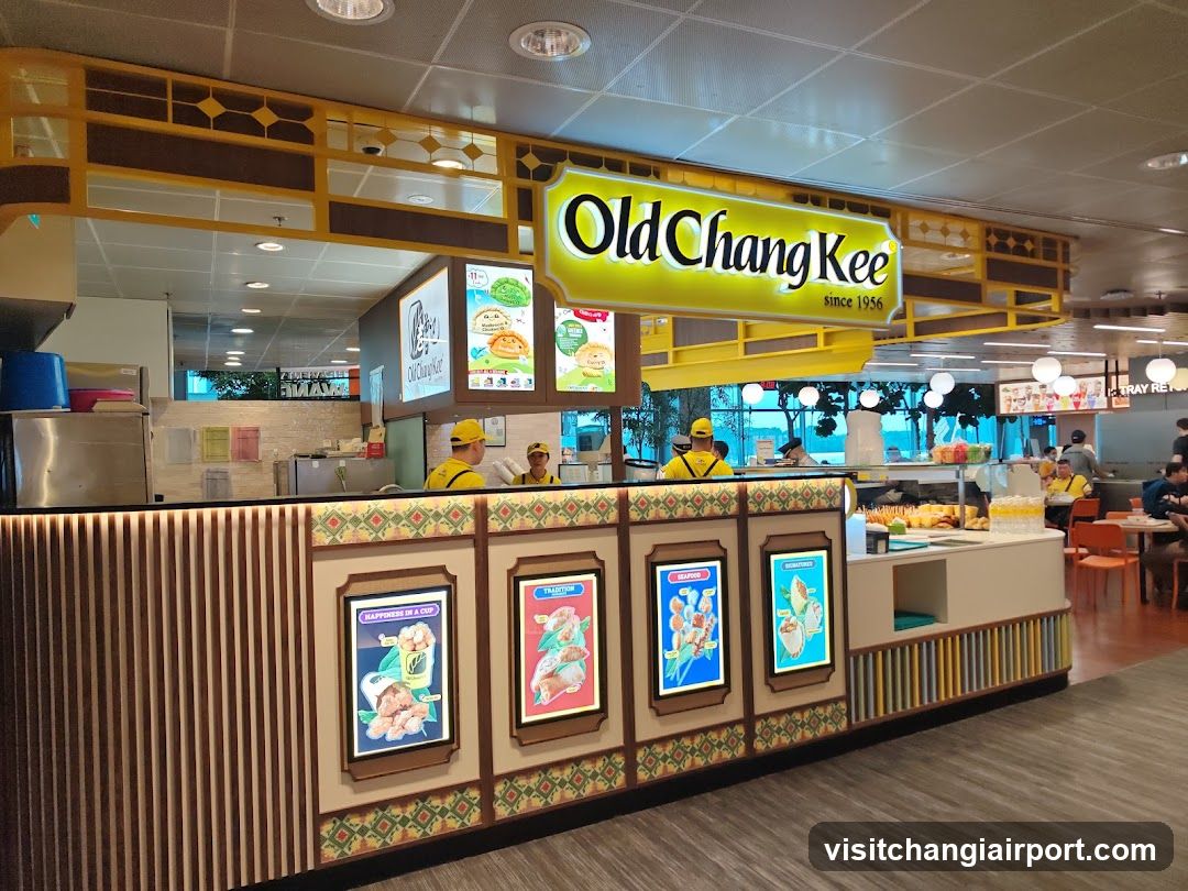 Old Chang Kee Counter Interior