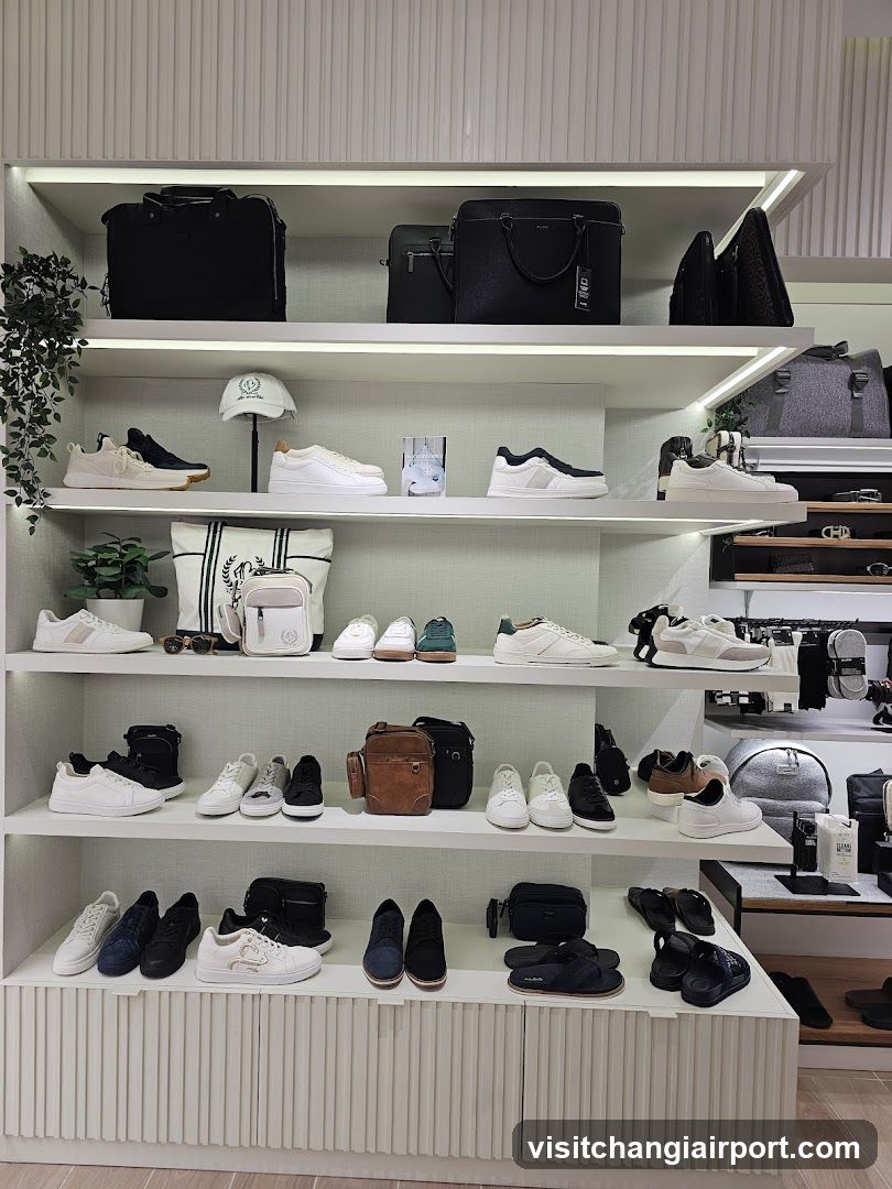 Shoe and Bag Display Shelf
