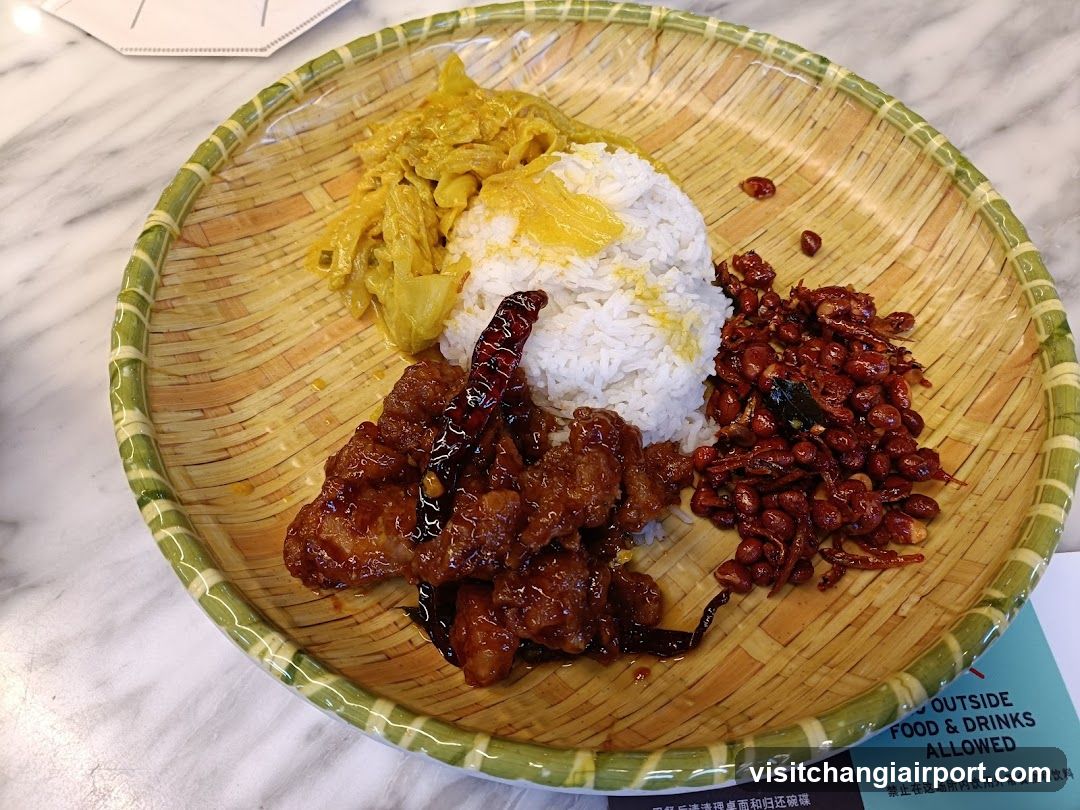 Bowl of Rice with Side Dishes